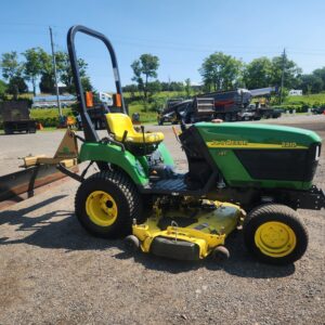 John Deere 2210 w/ Mower, Blade & Rake